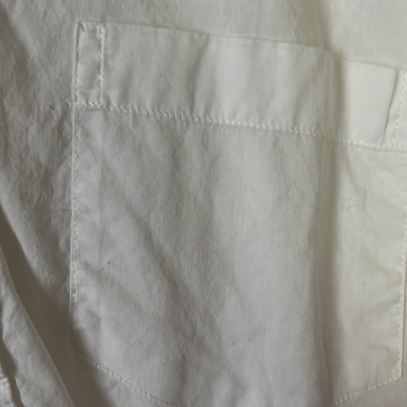 Maternity button up white blouse - Picture 4 of 6